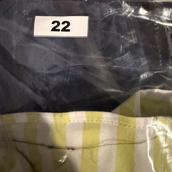 Banana Republic Non Iron Shirt 0 Petite Women Striped Sleeveless Preppy Office - Picture 7 of 7